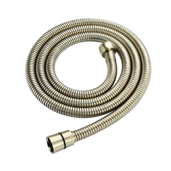 Golden stainless steel shower pipe with pull-out 1.5m flexible shower hose