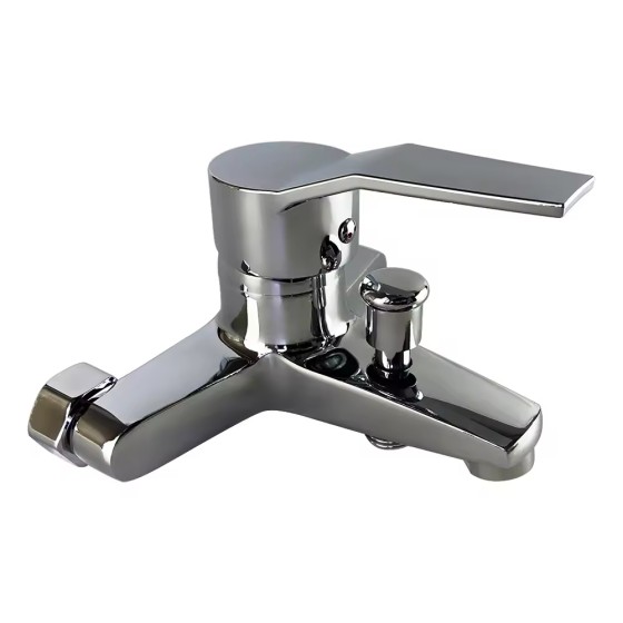 New type of hot and cold water wall-mounted zinc bath shower bathroom faucet mixer
