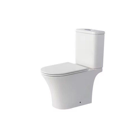 Modern WC ceramic double flush soft close modern integrated bathroom toilet